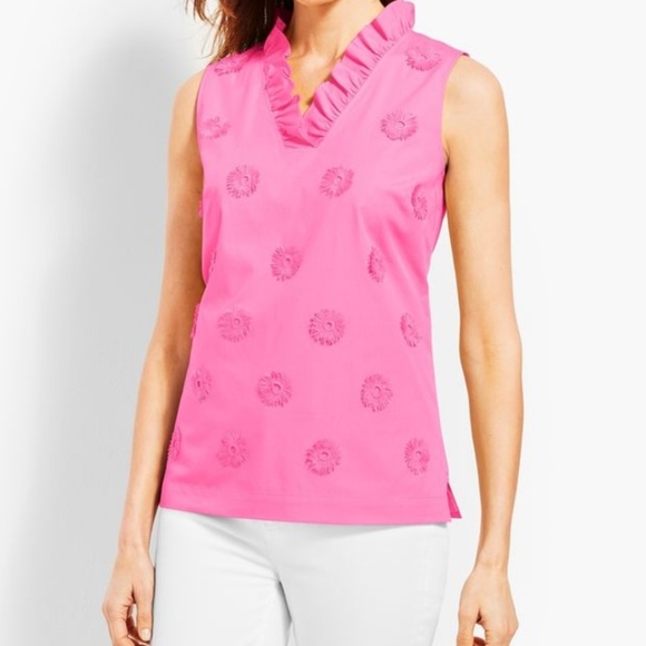 Rosie Pink Embroidered  Top main image 1
